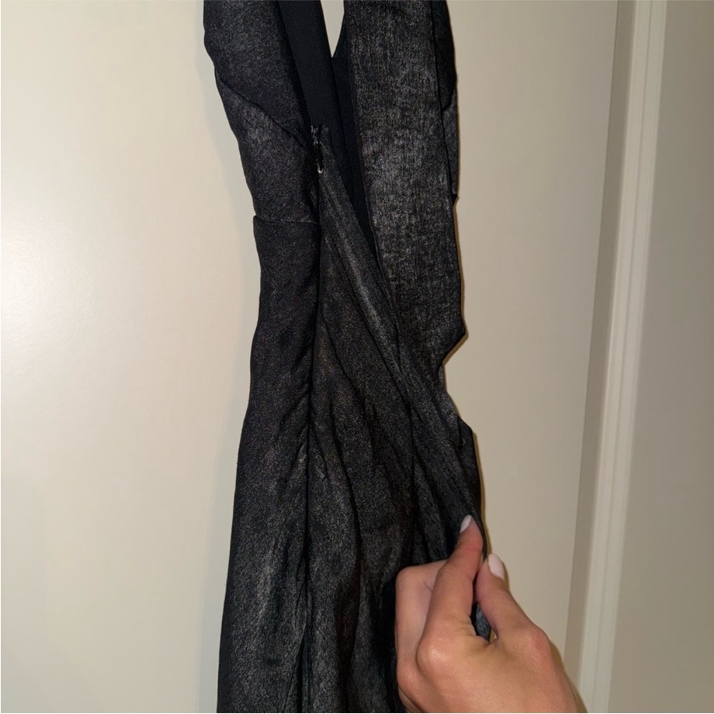 Free People Ella Dress size‎ 2 dark Gray silver Halter Dress - Picture 12 of 15